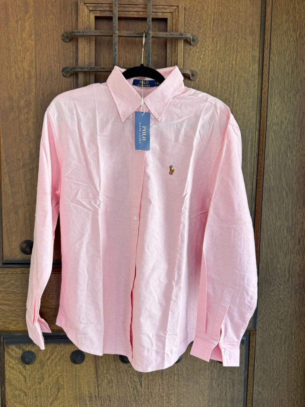 Ralph Lauren Light Pink Button-Down Oxford Shirt Size S,  M